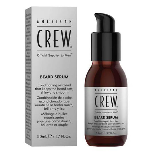American Crew Beard Serum – Skäggolja för Mjukhet & Glans – 50ml Kartong