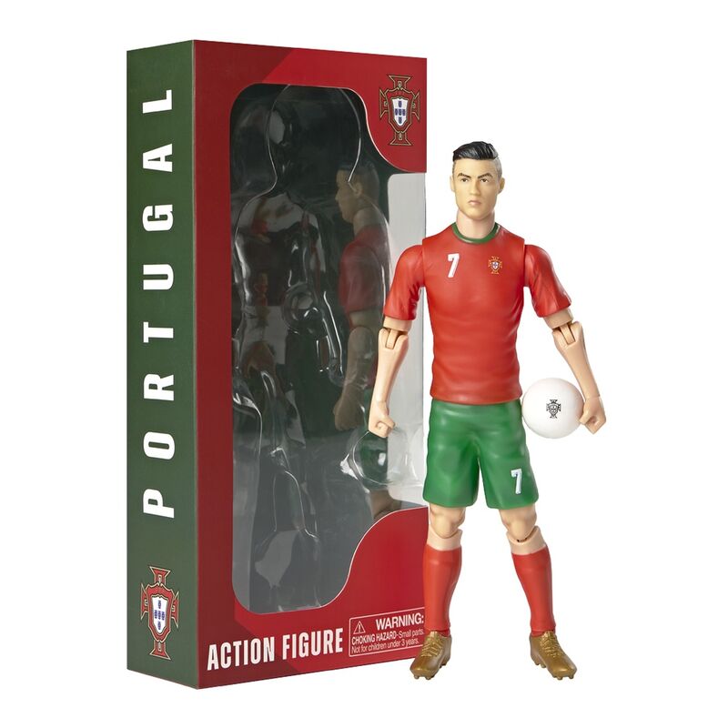 Cristiano Ronaldo Portugal Action Figure 20cm i landslagströja nummer 7