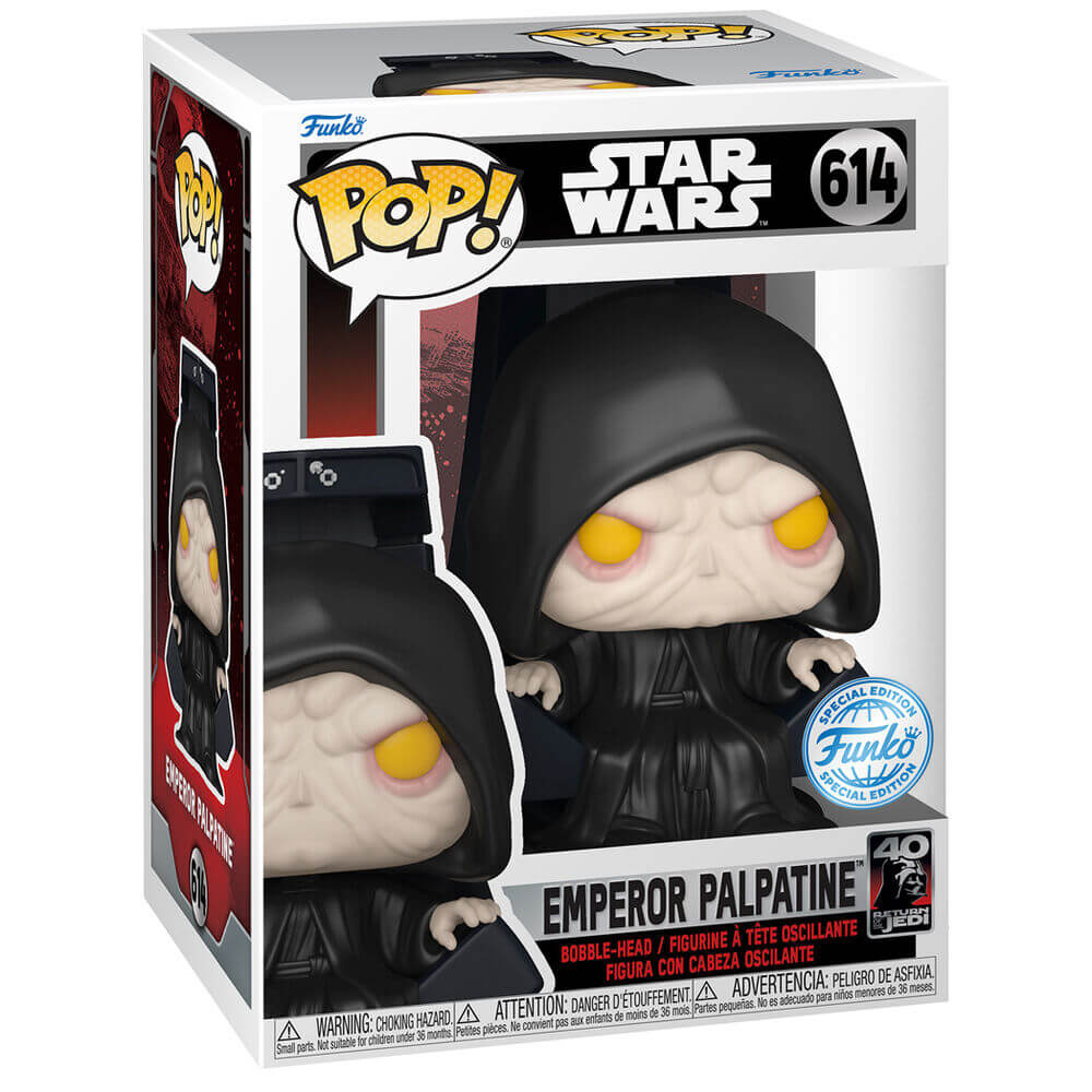 Emperor Palpatine Hooded Funko POP #614 Star Wars CardBoard