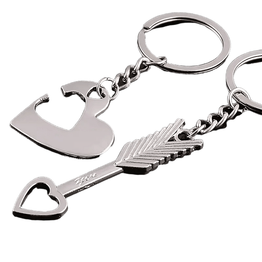Nyckelring Hjärta och Pil