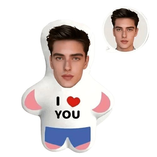 Personlig Mjukisdocka med Eget Foto