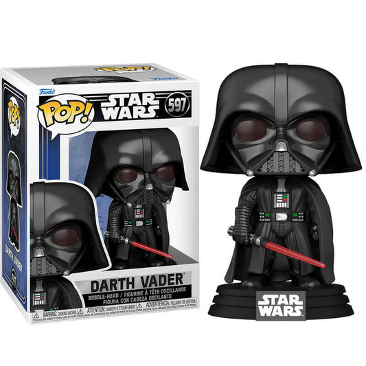 darth vader funko pop kartong och utanför