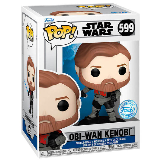 Obi-Wan Kenobi Clone Wars Funko POP #599 Star Wars Cardboard