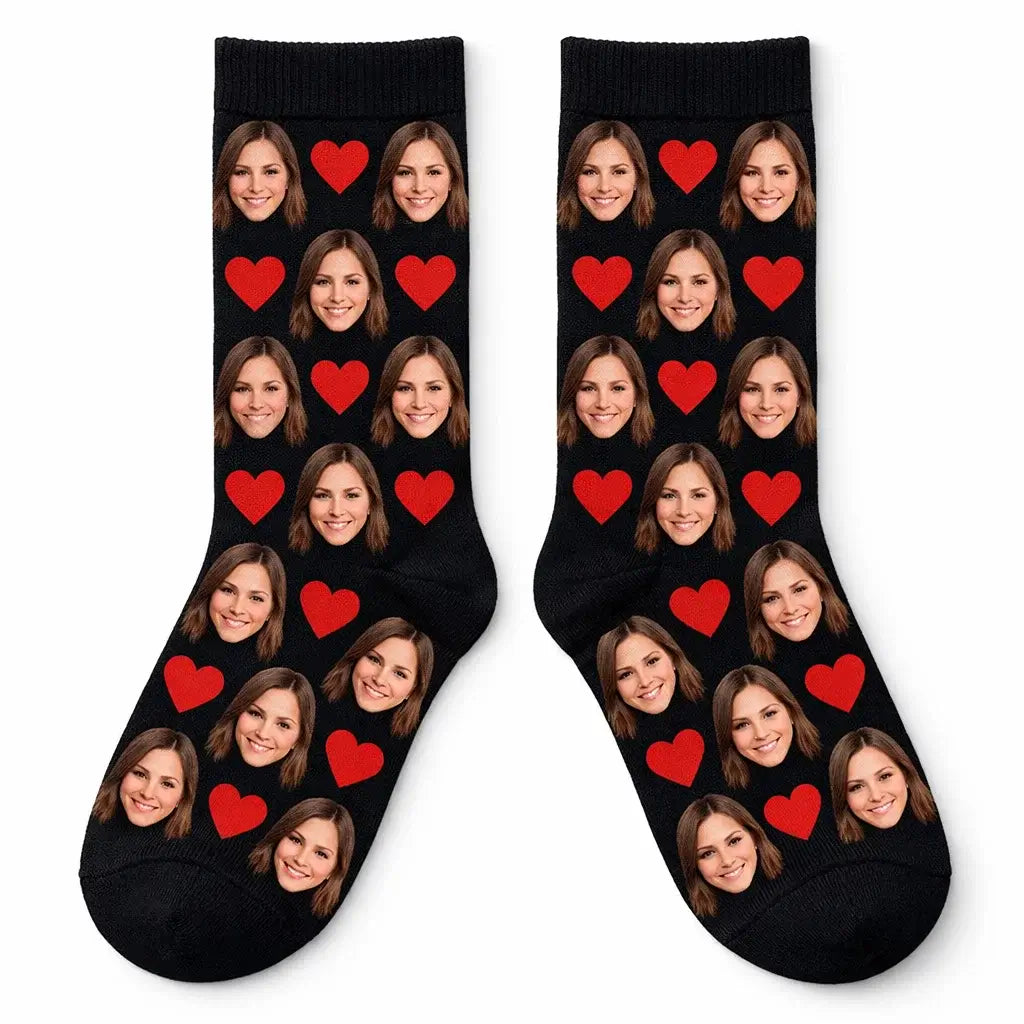 Strumpor med Ansikte