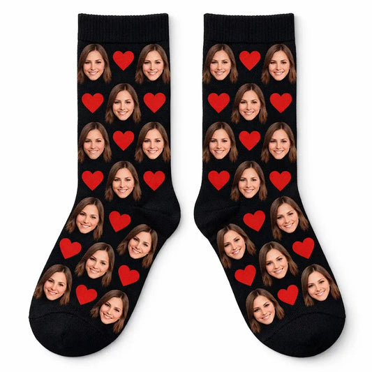 Strumpor med Ansikte